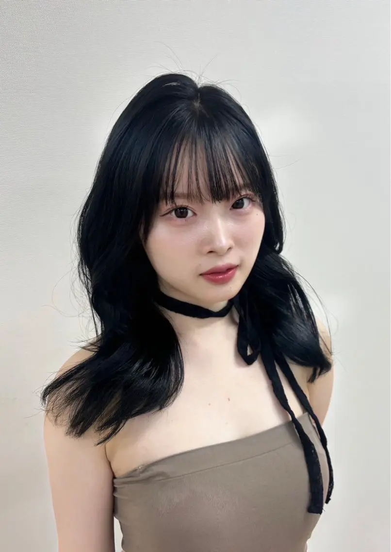 セミロング 韓国・艶カラー🌙 Runa🌙のヘアスタイル