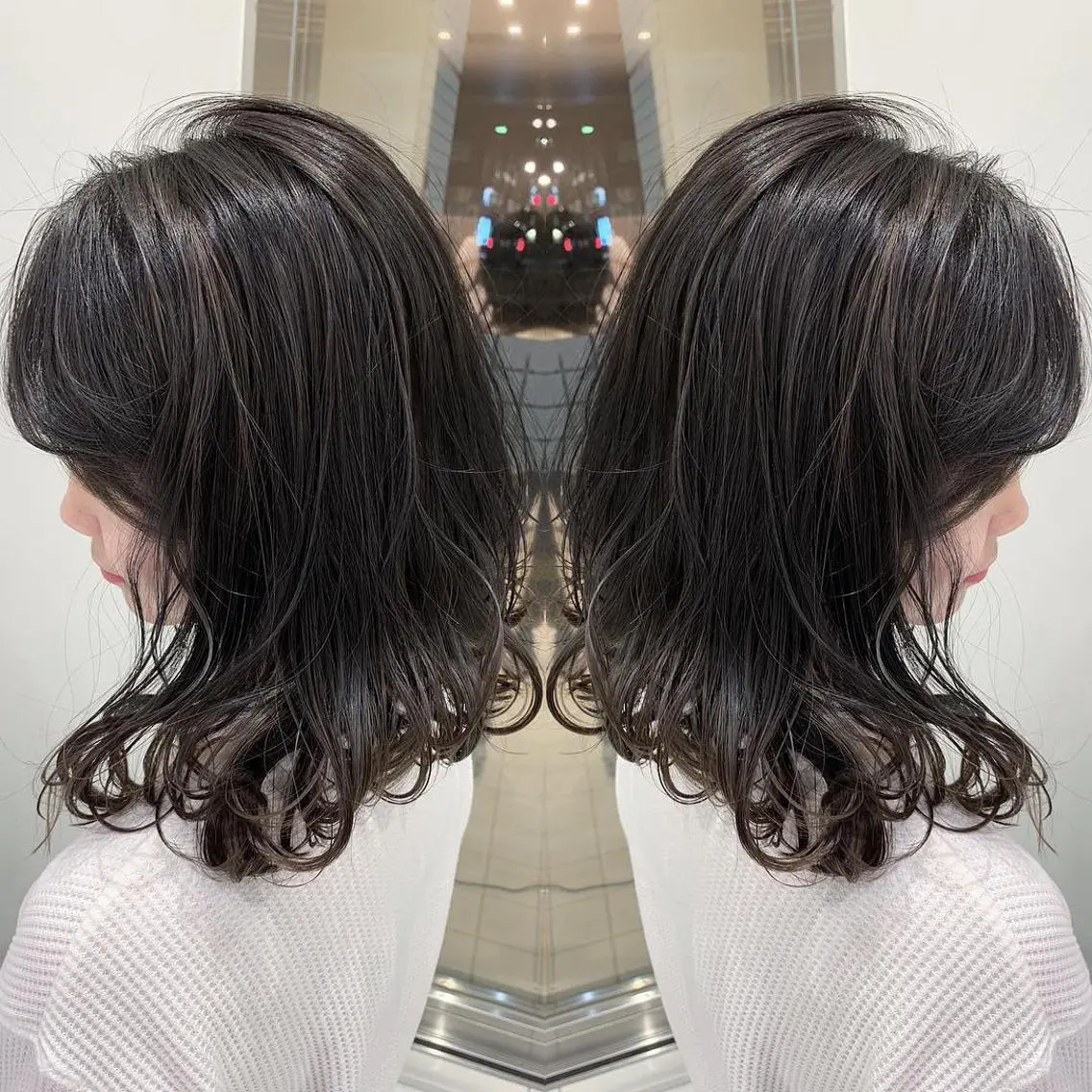 ショート カラー ハイライトカラー ハイライト ヘアカラー ブリーチ/バレイヤ ージュ川端裕司のヘアスタイル