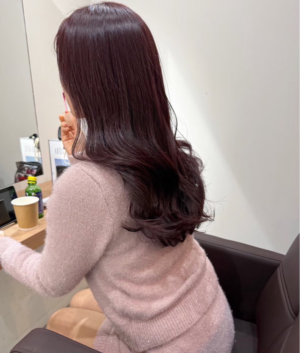 セミロング カラー attrait 塚口店のヘアスタイル