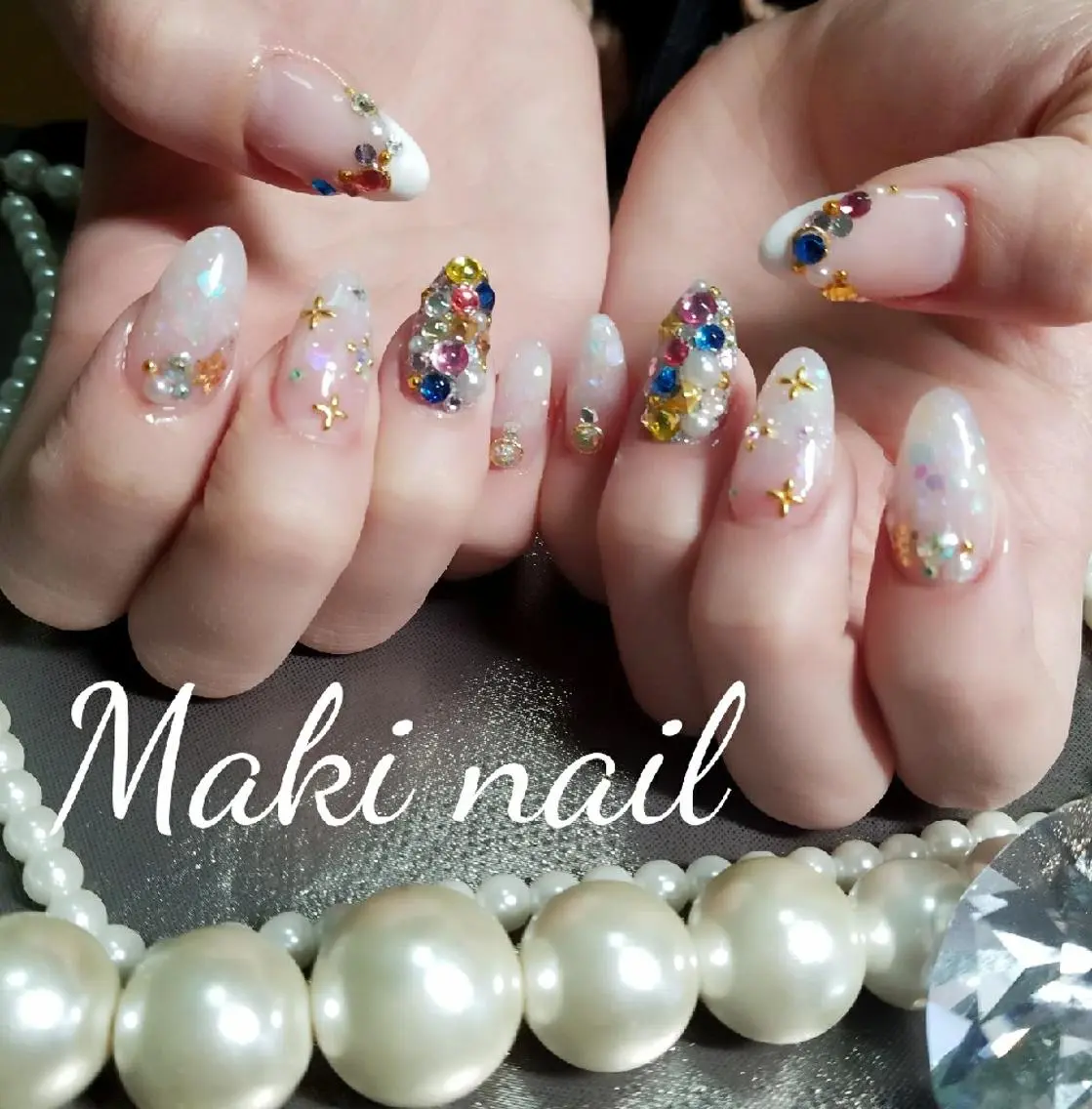 ネイル ショート スカルプネイル . MAKI NAILのネイルデザイン