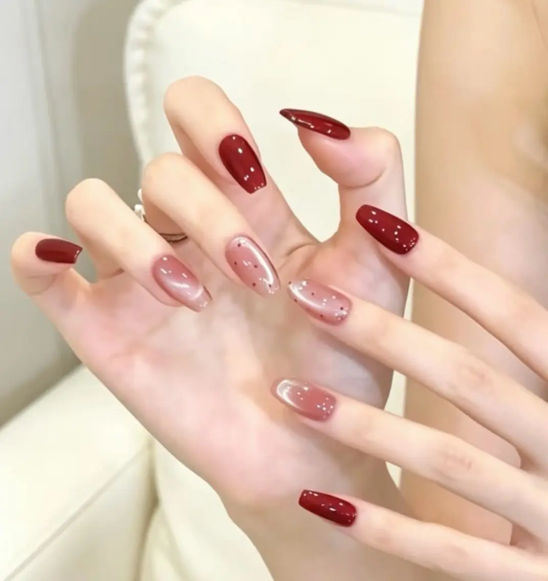 ネイル ハンドネイル H3 Nail Tsuki🦋💙のネイルデザイン