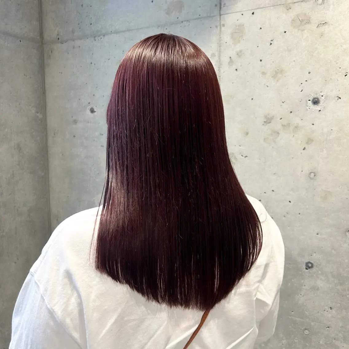 セミロング カラー 🤡暖色レイヤー 🤡みさきのヘアスタイル