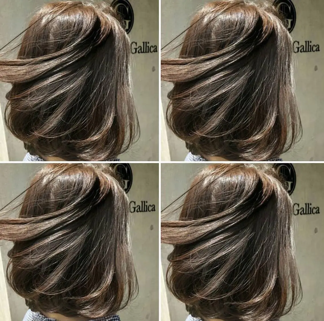 ミディアム カラー 圧倒的透明感カラー nana🦕のヘアスタイル