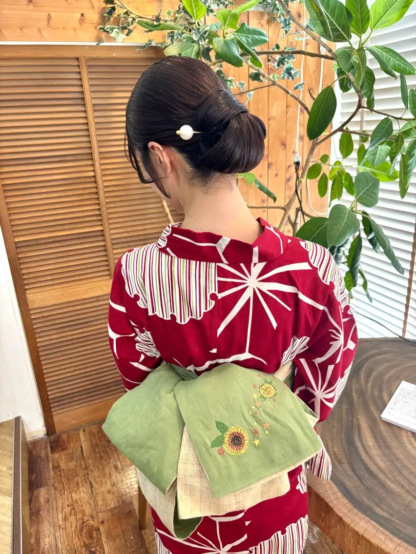 ロング ヘアアレンジ 浴衣 ヘアセット miku ヘアセット/着付けのヘアスタイル