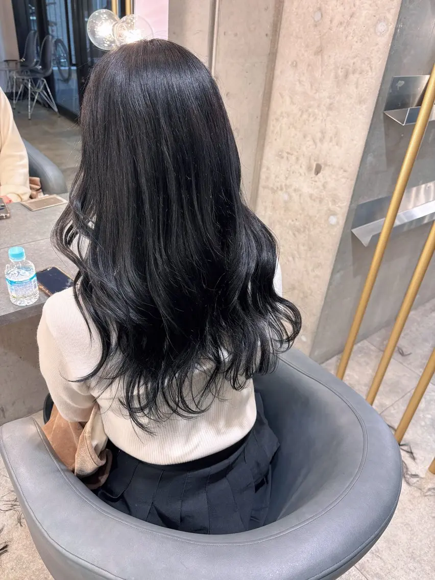セミロング 海外風ヘア 野田光也のヘアスタイル