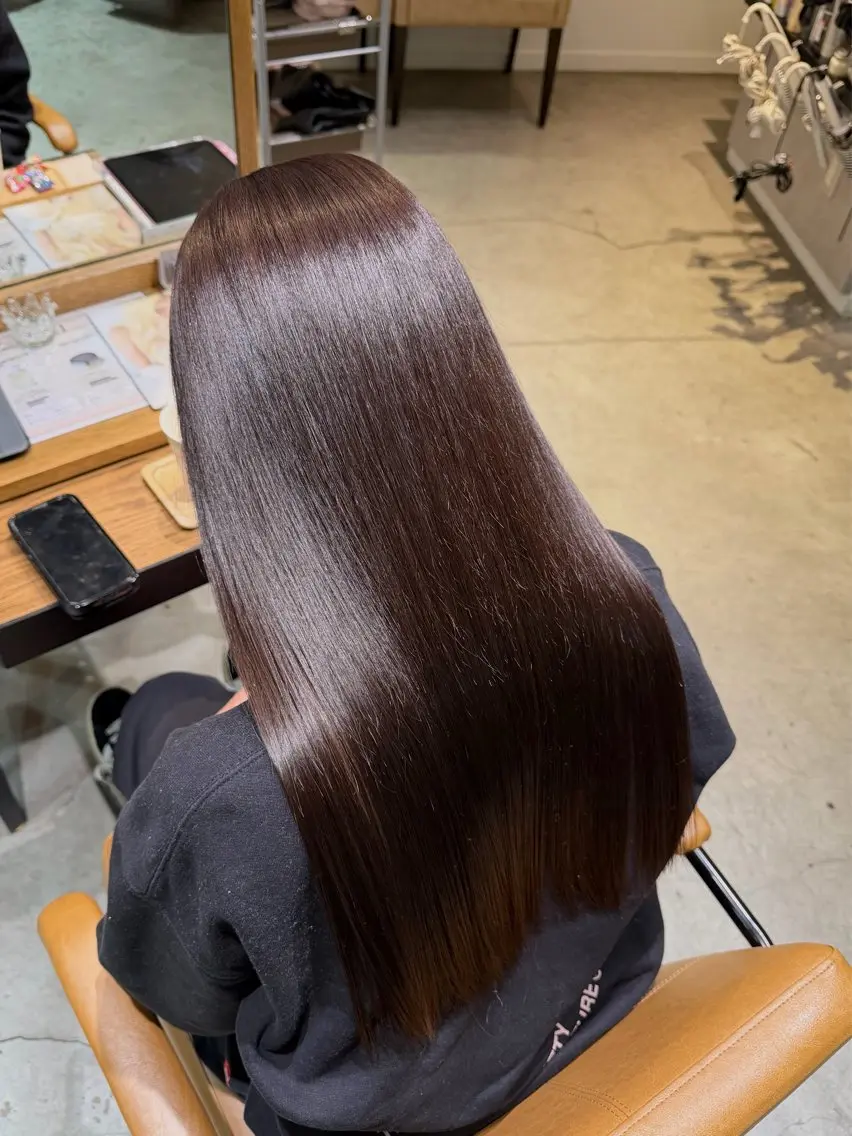 【艶髪GET🌟】カット➕艶カラー➕オージュア4stepトリートメントの写真