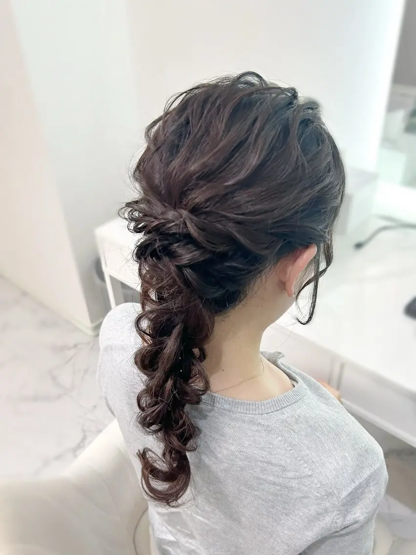 ロング ヘアアレンジ ヘアセット ヘアセット専門店 Rのその他イメージ