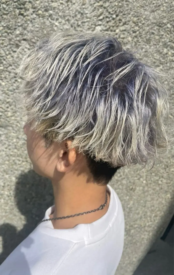 ショート メンズ 山﨑 雅史のヘアスタイル