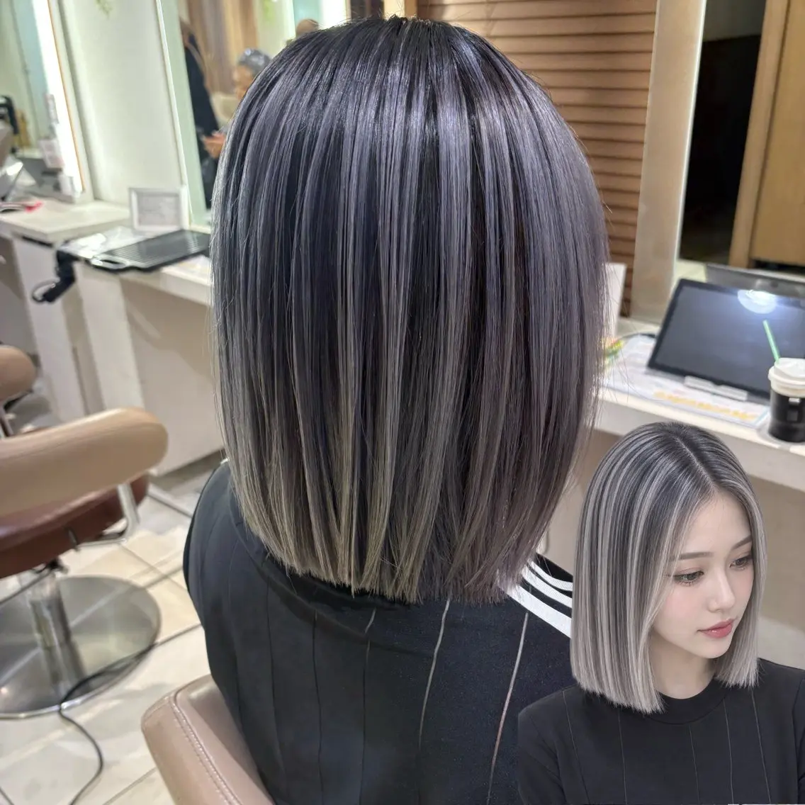 ショート カラー バレイヤージュ 髪質改善 レイヤーカット ヘアカラー トリートメント 大宮/バレイヤージュ 髪質改善/澤田隆誠のヘアスタイル