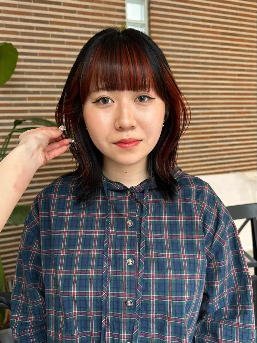 ミディアム カラー ヘアカラー Daisy🎀【福岡 美容室】chiakiのヘアスタイル