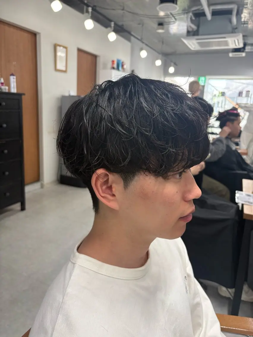 パーマ メンズ メンズパーマ 下北沢メンズパーマ 特化園田 楓莉のヘアスタイル
