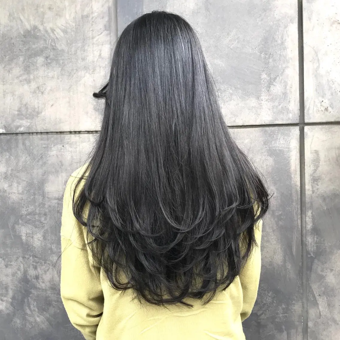ロング ヨシンモリ ムルギョル巻き 韓国風ヘア レイヤーカット シースルーバング K-POP好き美容師 🇰🇷Kai.Yのヘアスタイル
