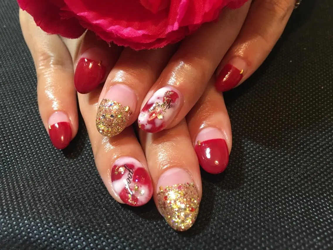 ネイル ボルドー LIAN- nailのネイルデザイン