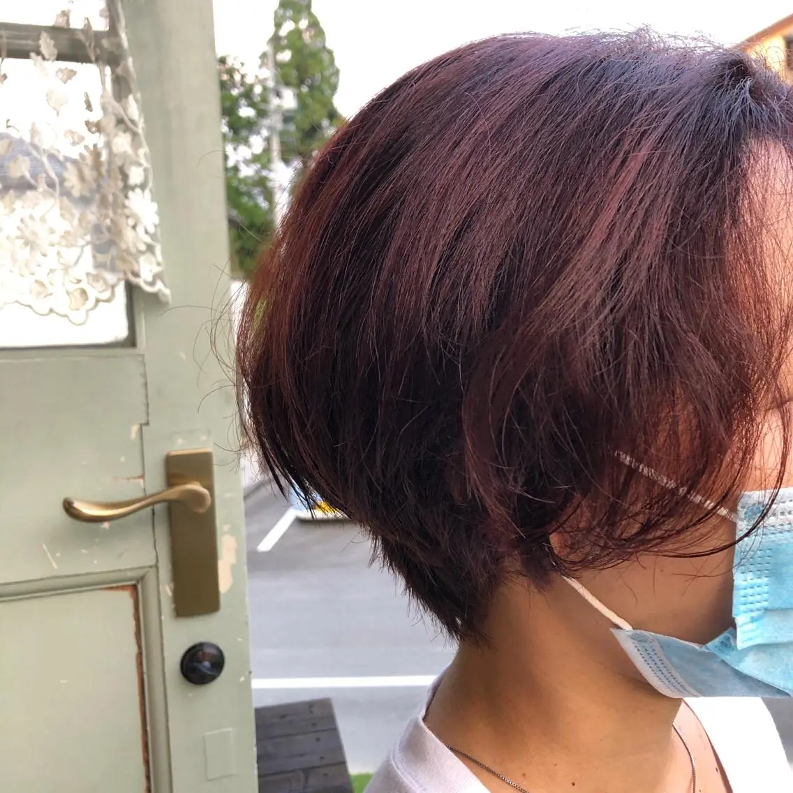 ショート カット ヘアカラー かわい りなのヘアスタイル