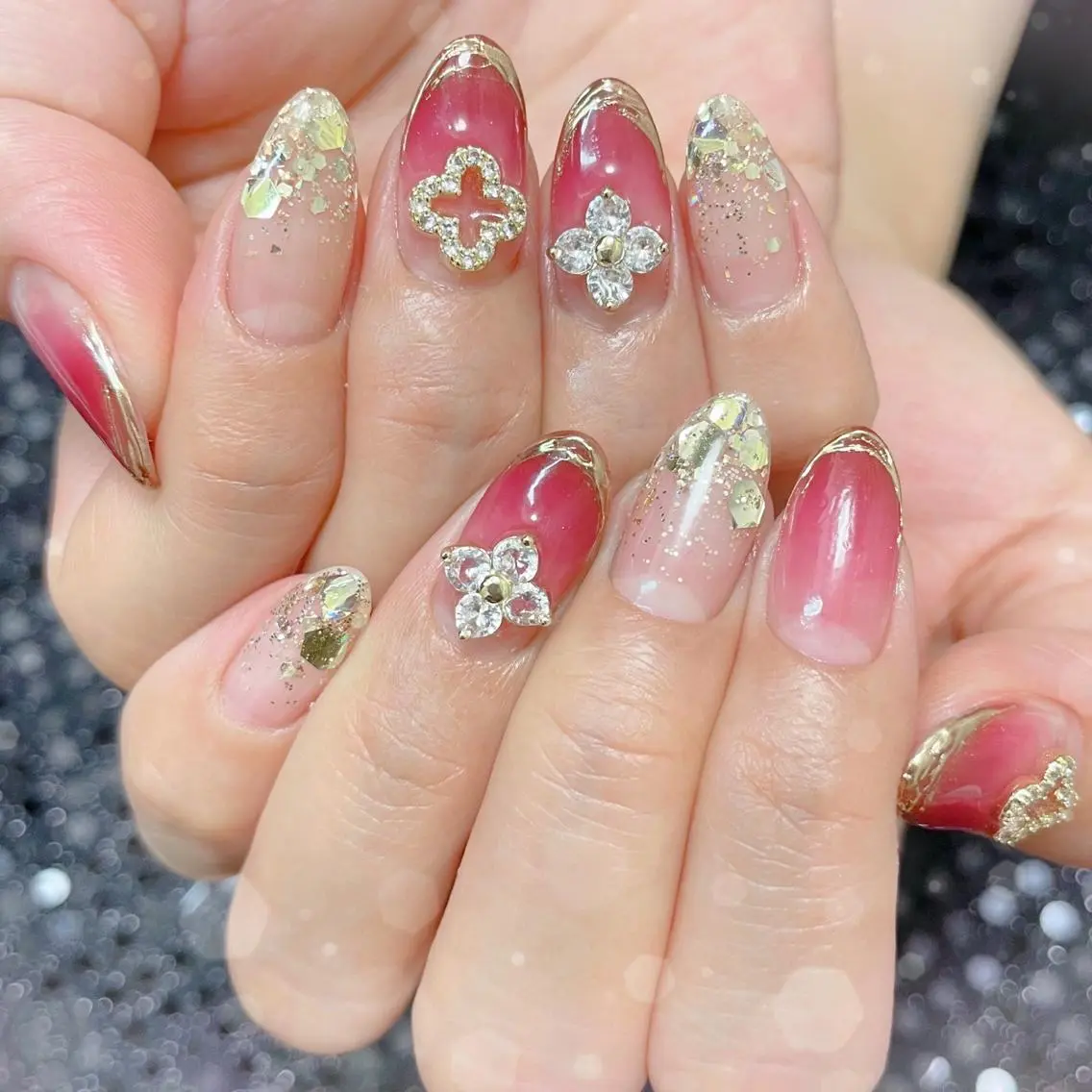 ネイル ハンドネイル ハンドケア MoON...❤︎ MeGuのネイルデザイン