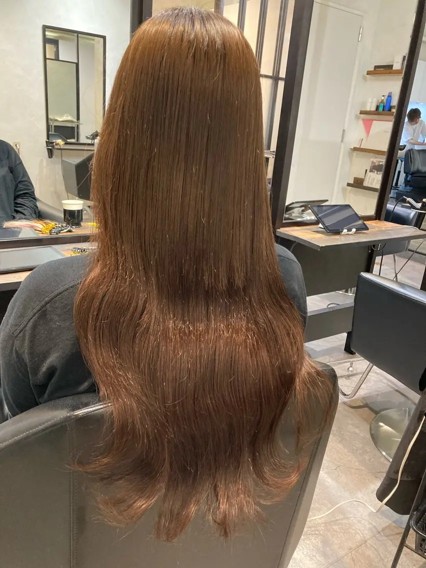 ロング カラー エクステ ✨最安値✨エクステ カラー🌼つきな🌼のヘアスタイル