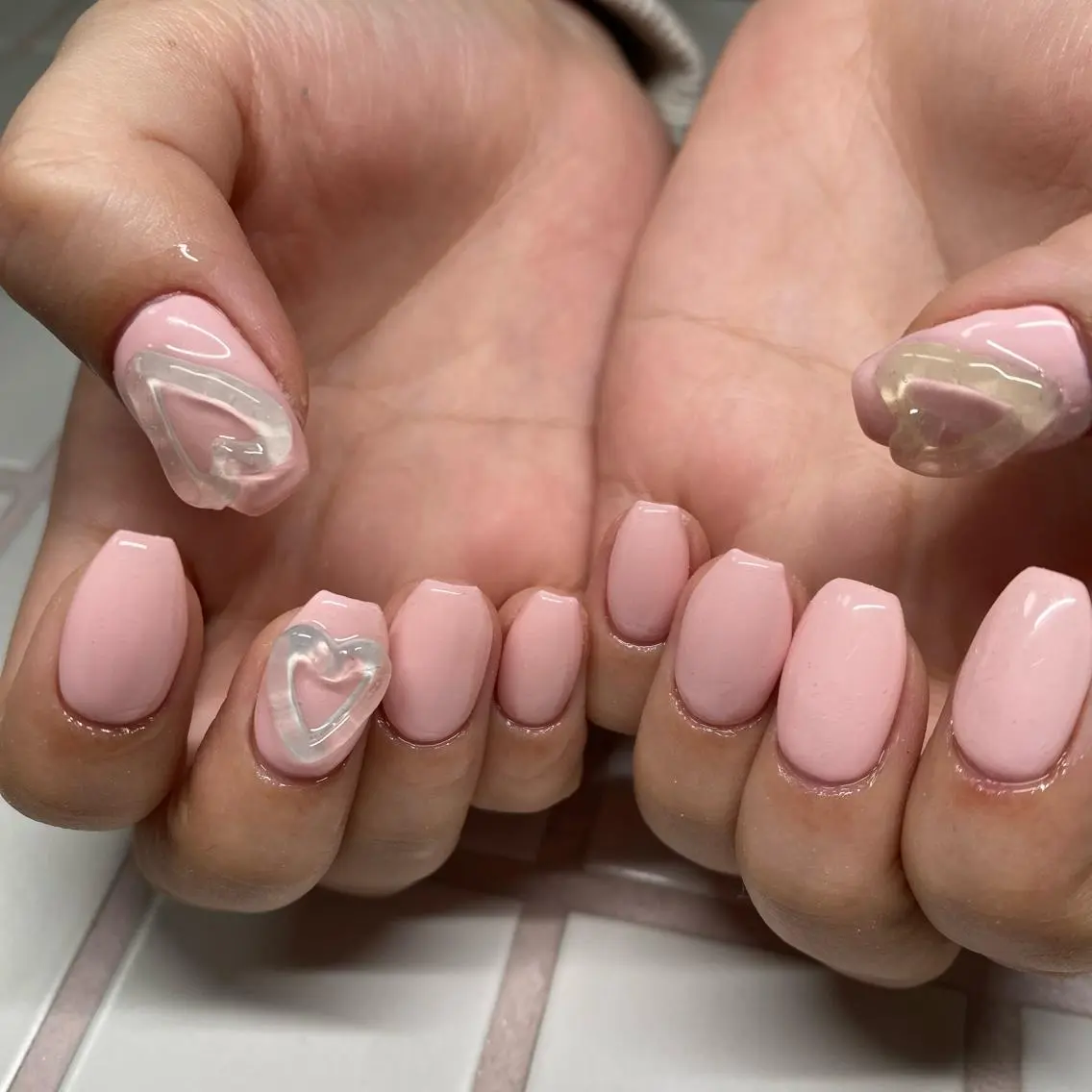 ネイル アートネイル オーロラネイル フレンチネイル 氷ネイル・うるうるネイル マグネットネイル ハンドネイル Nail by Licorneのネイルデザイン