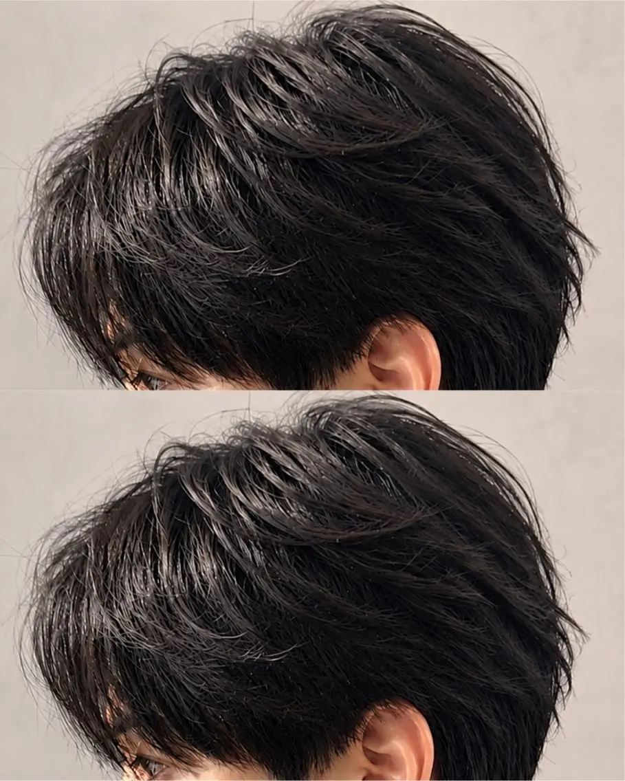 パーマ メンズ メンズパーマ ニュアンスパーマ カット パーマ メンズパーマ/ 福山駅前/安部真弘のヘアスタイル