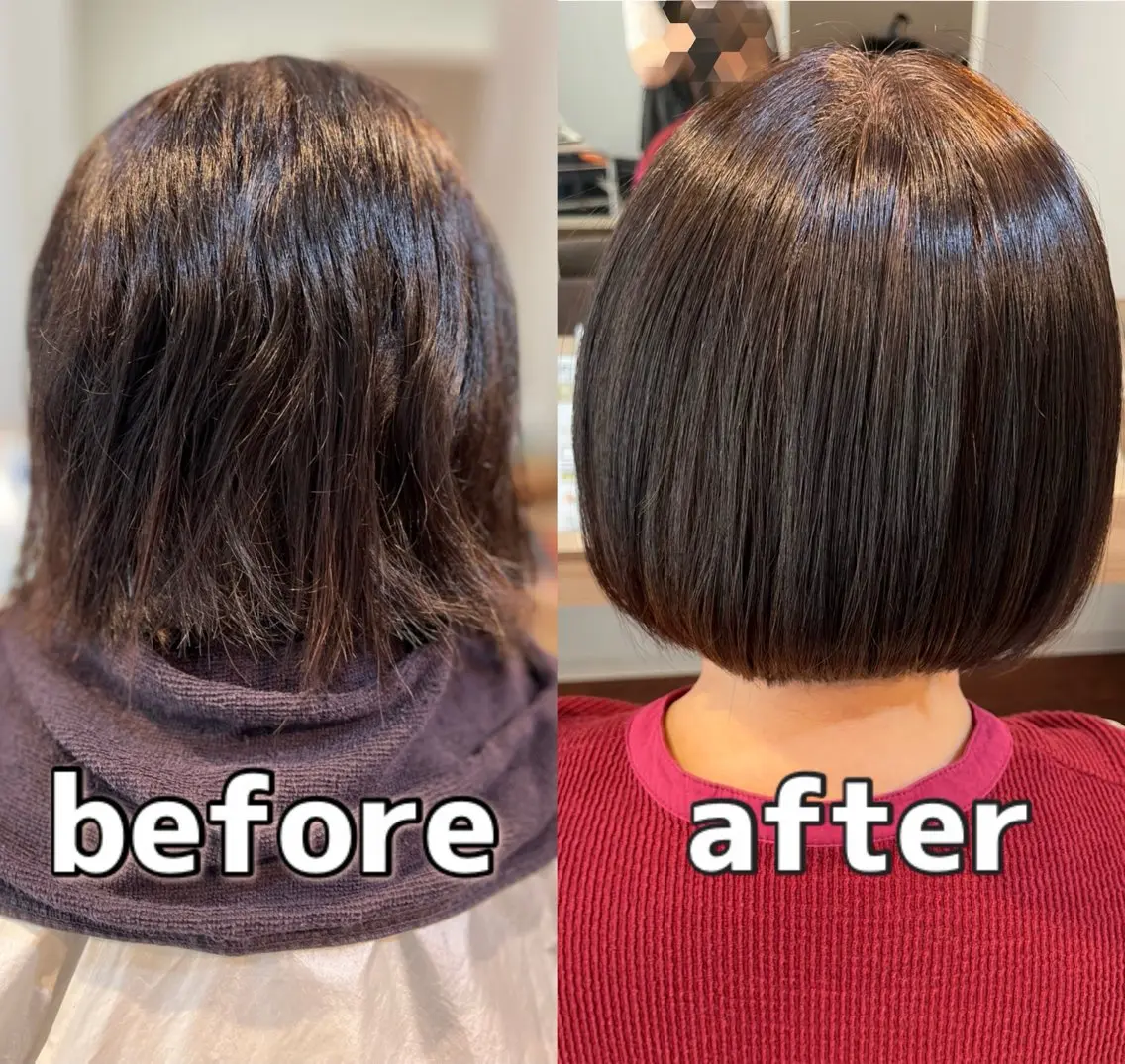 ショート カット 縮毛矯正 【マリブ伊勢崎本店】 hiroのヘアスタイル