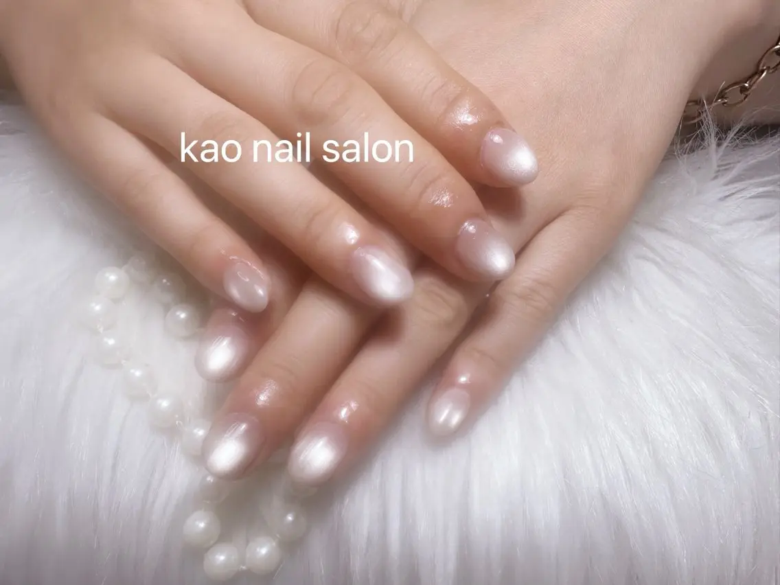 大人気🌟トレンドワンホンネイル💅【カラーグラ+マグネット】【初回オフ無料ケア込み】の写真