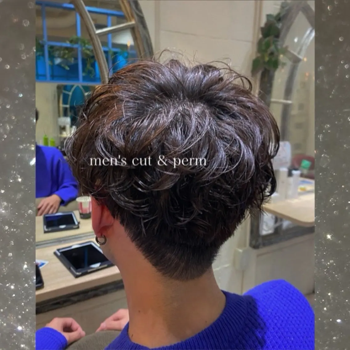 ショート パーマ メンズ カット パーマ メンズ特化🔮 笠原慧のヘアスタイル