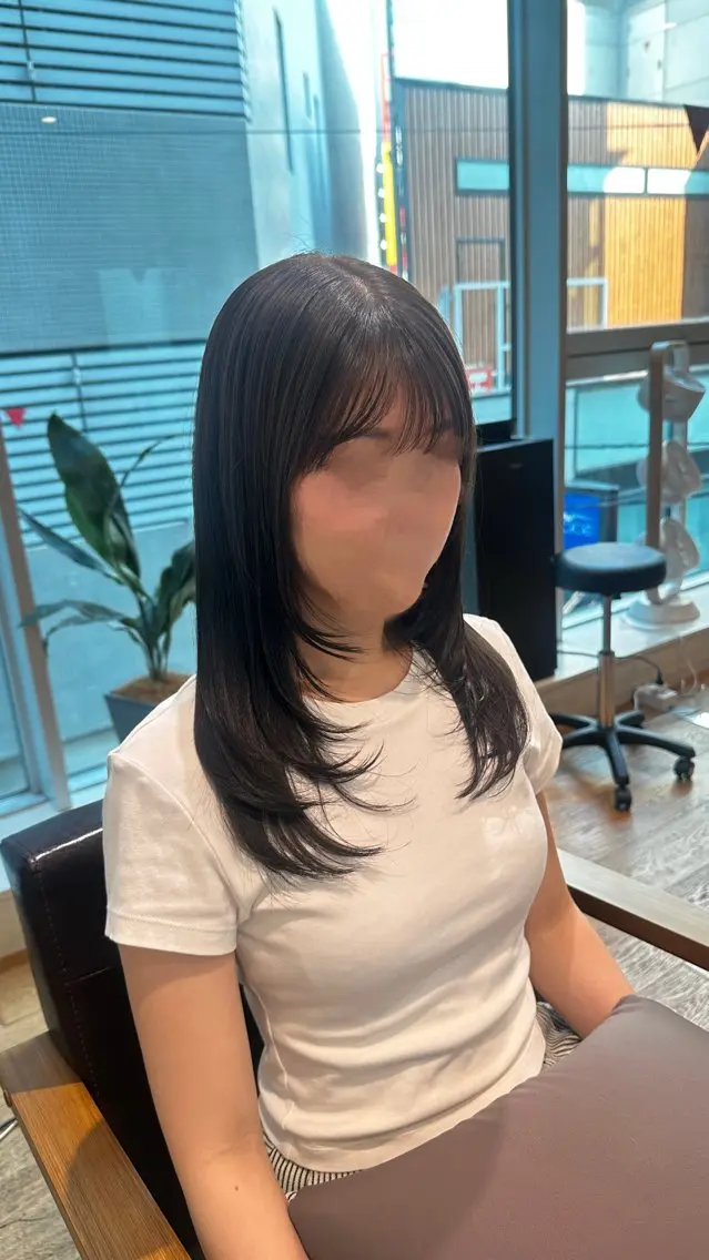 ロング 後藤 梨乃のヘアスタイル