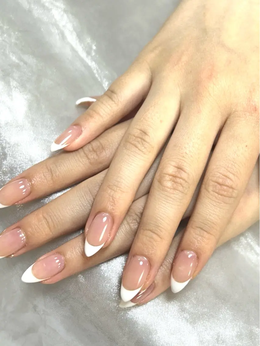 ネイル アートネイル チークネイル 長さ出し フレンチネイル ジェルネイル ハンドネイル ハンドケア 🦋new Nail🦋ニノのネイルデザイン