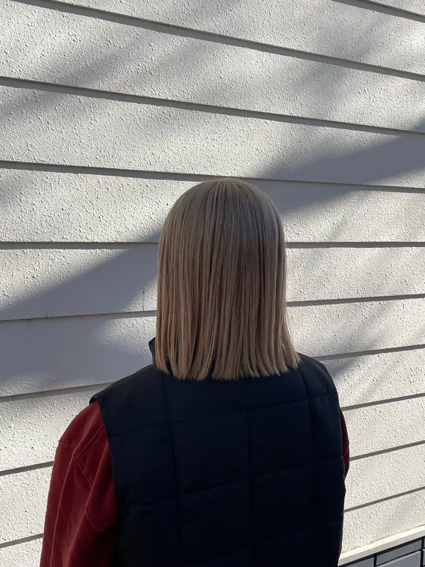 ミディアム カラー ブリーチ ブロンド ホワイトブロンド ヘアカラー カットモデル募集中/ ASAYAのヘアスタイル