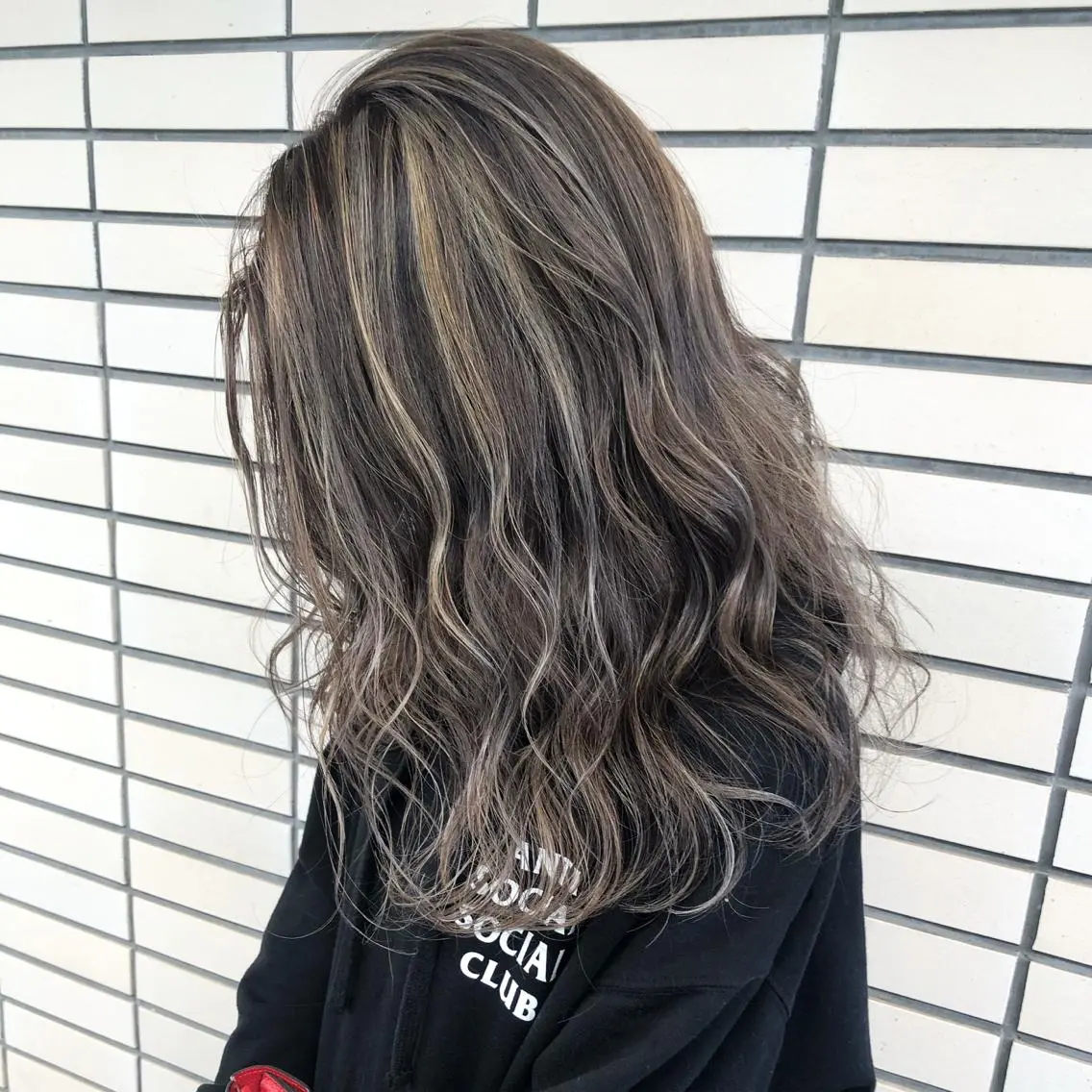 セミロング カラー ハイライトカラー 外国人風カラー ハイライト ヘアカラー 🤍2nd🤍田所 美希のヘアスタイル
