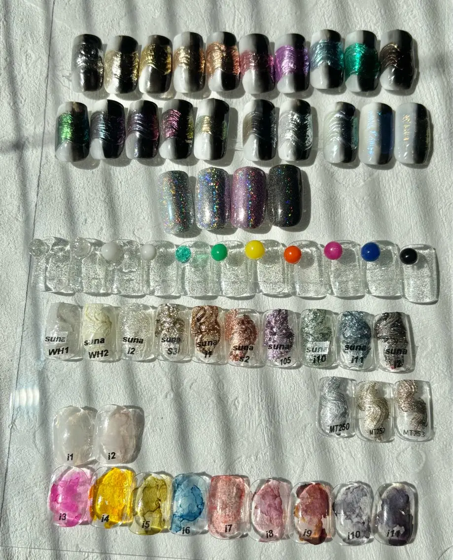 ネイル ミラーネイル nailpark_ MITSUMEのネイルデザイン