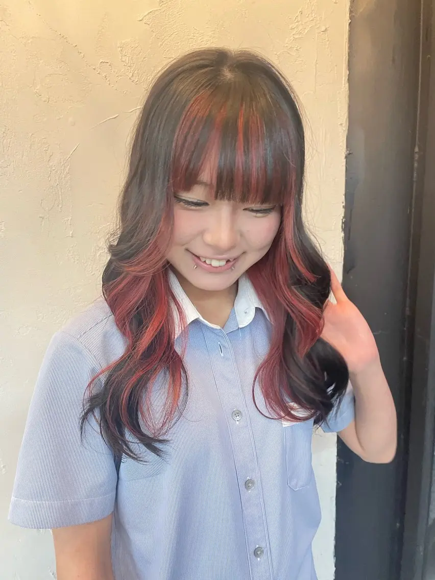 ロング カラー 🎀豊橋/豊川🎀 ハイトーンうらら🎀のヘアスタイル