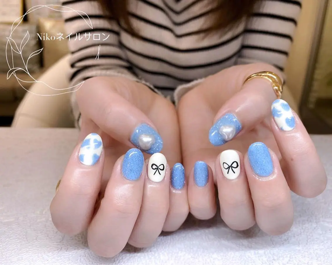 ネイル チークネイル 長さ出し フットネイル フレンチネイル ジェルネイル Niko Nailsalonのネイルデザイン