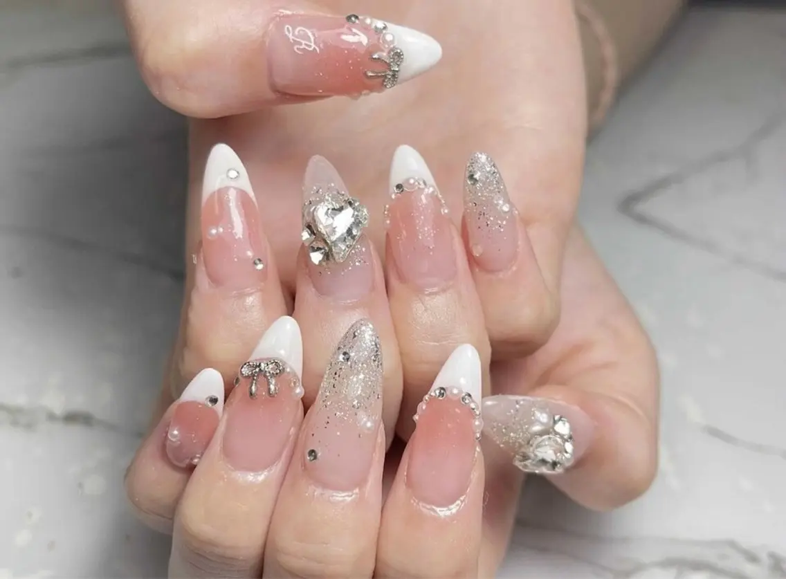 ネイル アートネイル フレンチネイル ジェルネイル グラデーション 韓国ネイル Nail Salon kihi大塚店のネイルデザイン