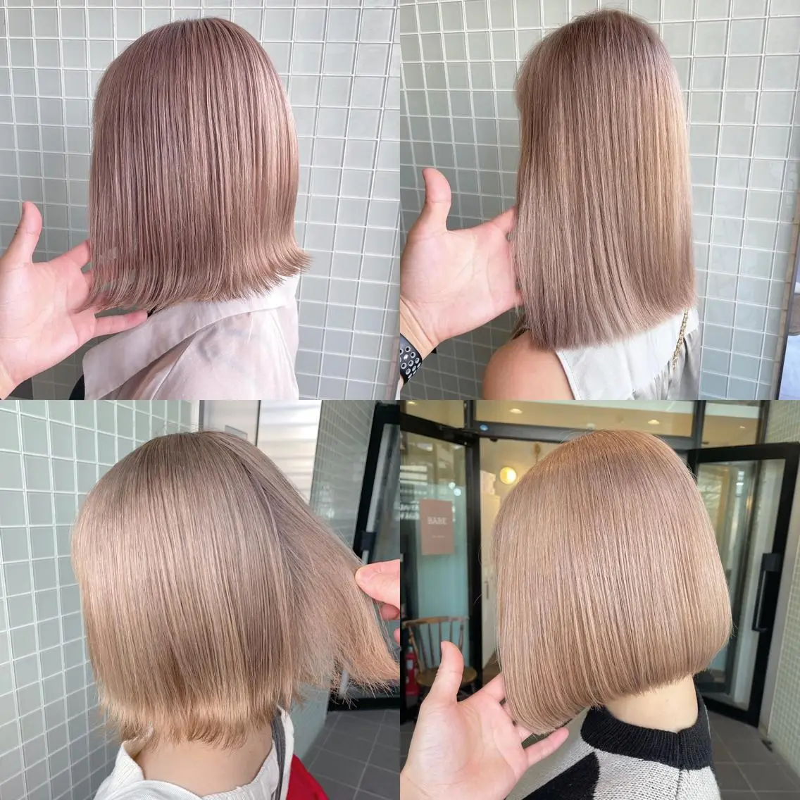 セミロング ヘアカラー Hardy ショータのヘアスタイル