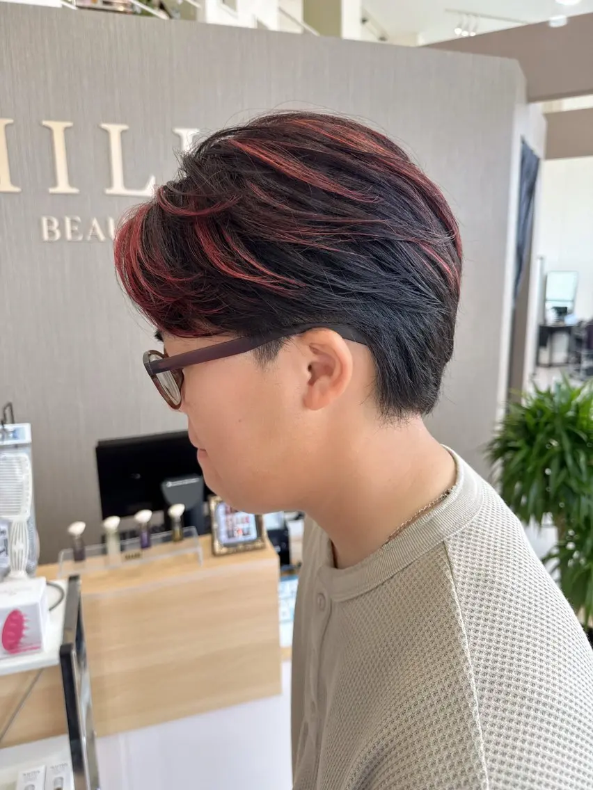 ショート ヘアカラー トリートメント MILLIA滑川店/ みきやのヘアスタイル