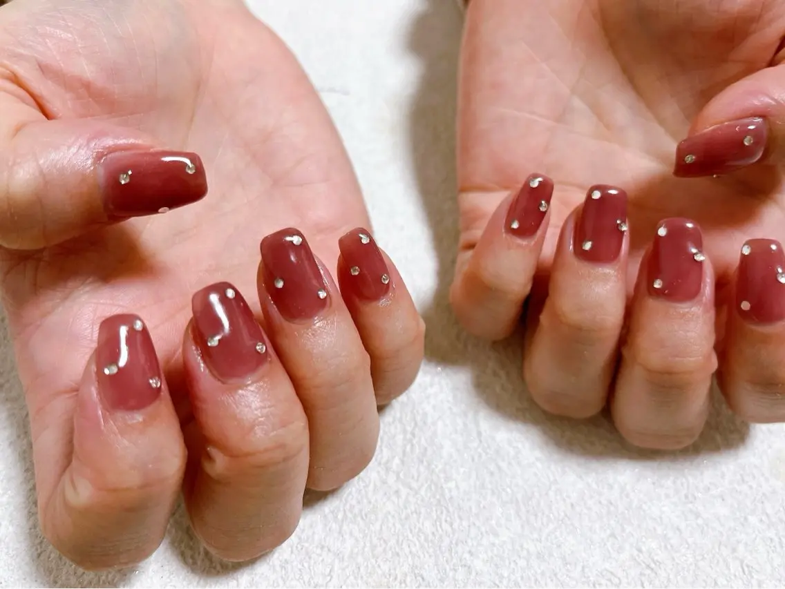 ネイル オーロラネイル フットネイル フレンチネイル ジェルネイル 韓国ネイル ハンドネイル kiki nail たまプラーザのネイルデザイン