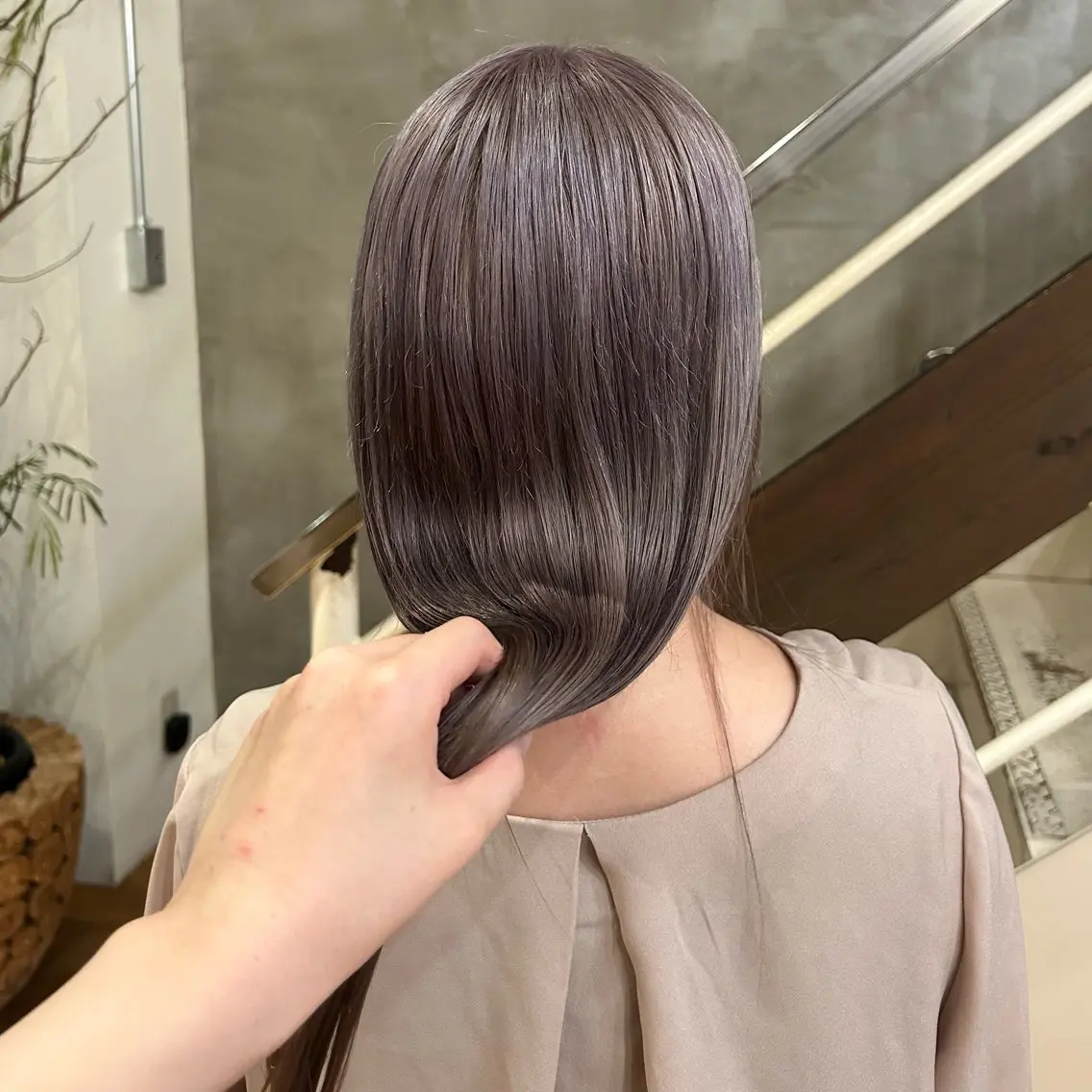 セミロング カラー ボブ　ショート🌟 きだに りののヘアスタイル