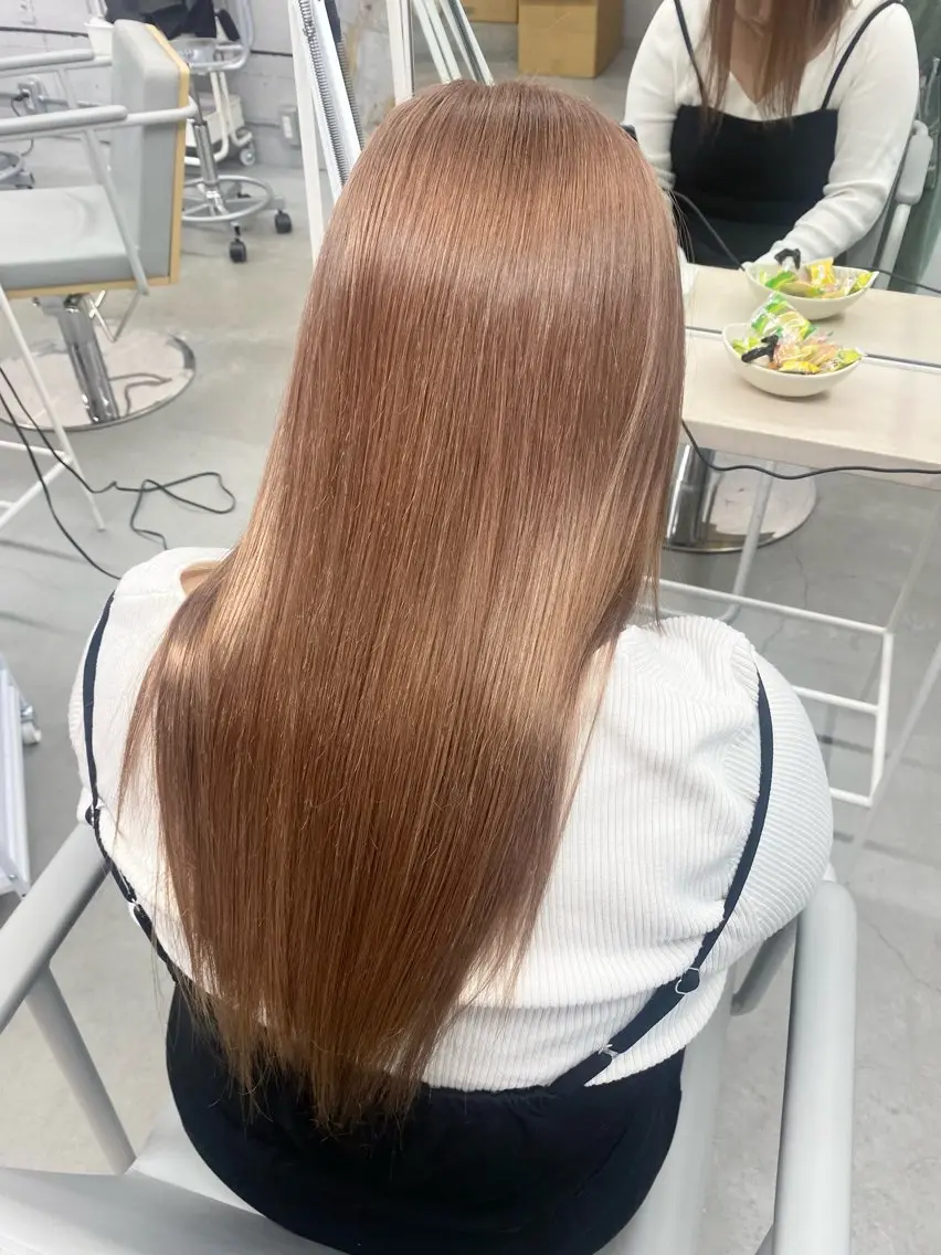 ロング カラー ヘアカラー 前橋 姫奈のヘアスタイル
