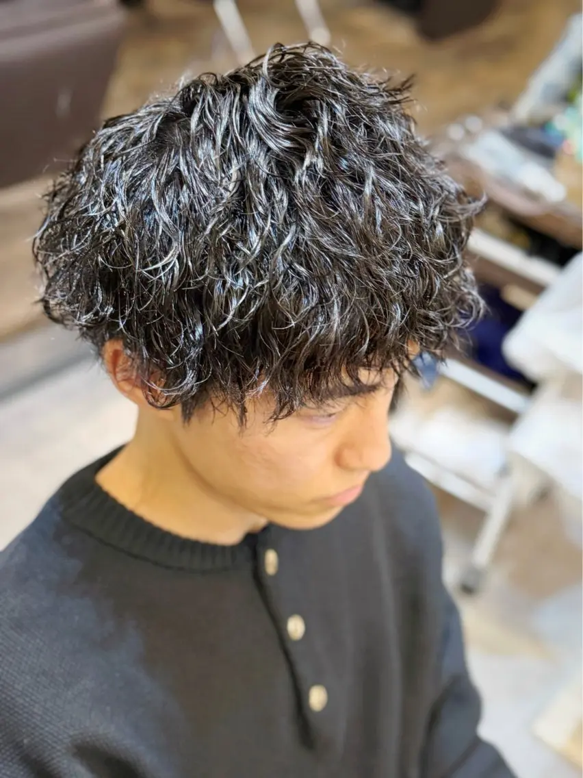 メンズ メンズパーマ SHINYHAIR DaiCeのヘアスタイル