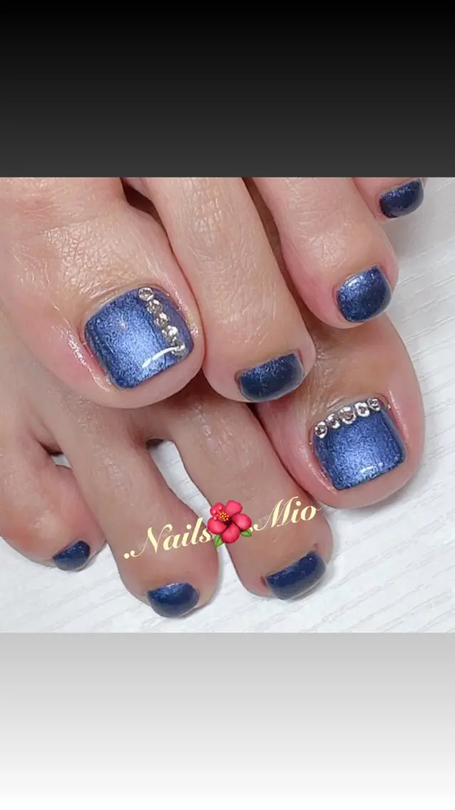 ネイル アートネイル フットネイル ジェルネイル ワンカラーネイル ストーンネイル .Nails Mio 赤羽西ネイルサロンのネイルデザイン