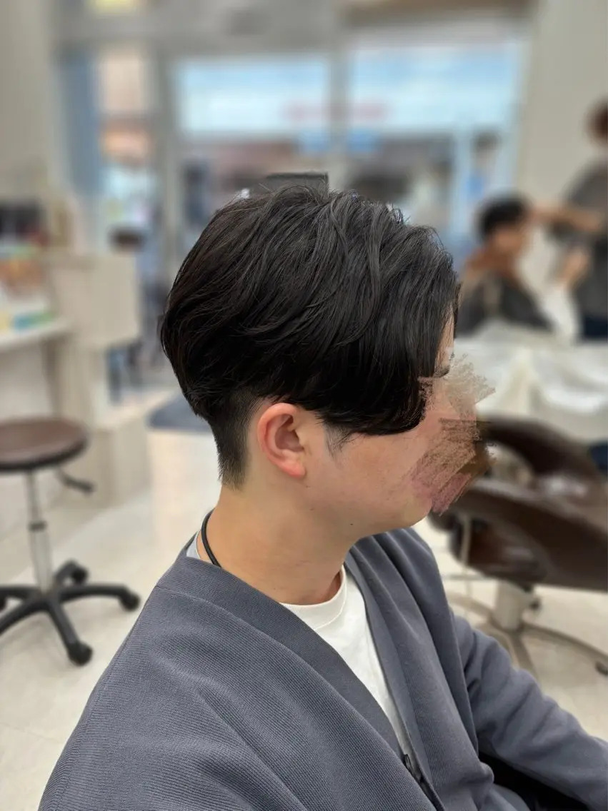 メンズ センターパート ️🫧押上️🫧はな 🫧まとまるショートのヘアスタイル