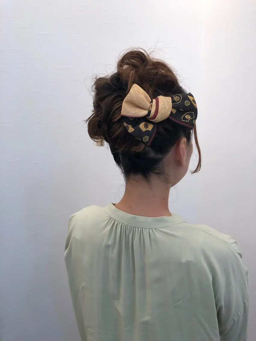 ヘアアレンジ ツノガイ エリのヘアスタイル