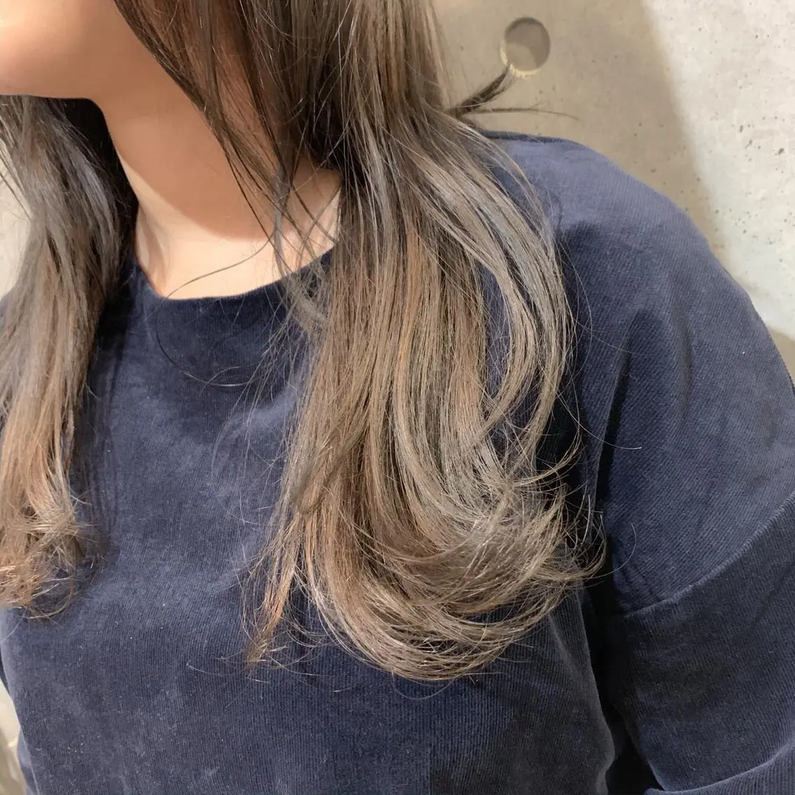 ロング カラー パーマ ヘアアレンジ kana .のヘアスタイル