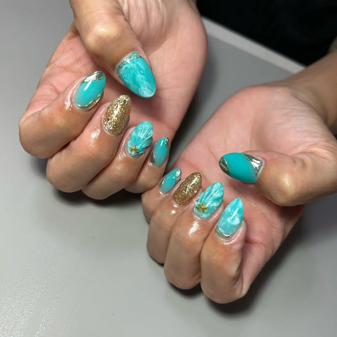 ネイル ハンドネイル nailroom‪ sb‪‪𓈒𓂂𓏸のネイルデザイン