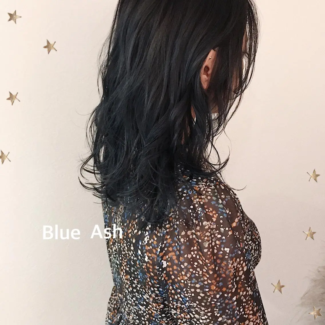 ミディアム カラー カット ヘアカラー 市川 千夏のヘアスタイル