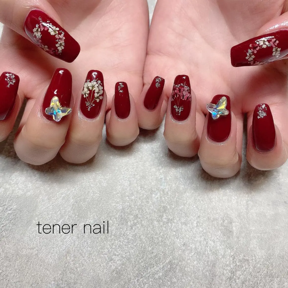 ネイル フラワーネイル テネルネイル tener nailのネイルデザイン