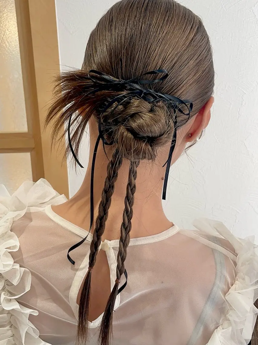 ロング 札幌 ヘアアレンジ 🍎 タナカセリナのヘアスタイル