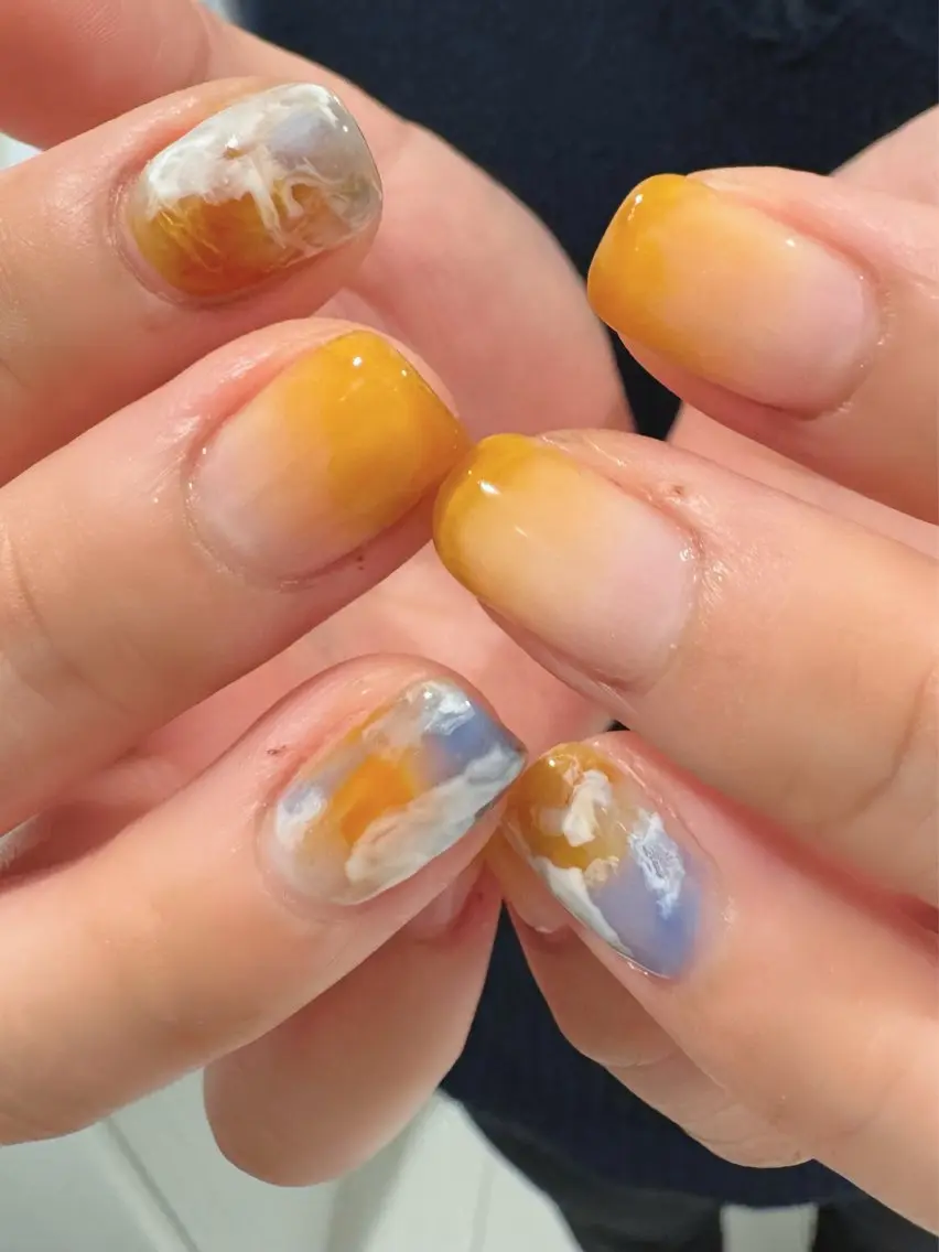 ネイル ジェルネイル パラジェル ハンドネイル Lutoa. ♡misaのネイルデザイン