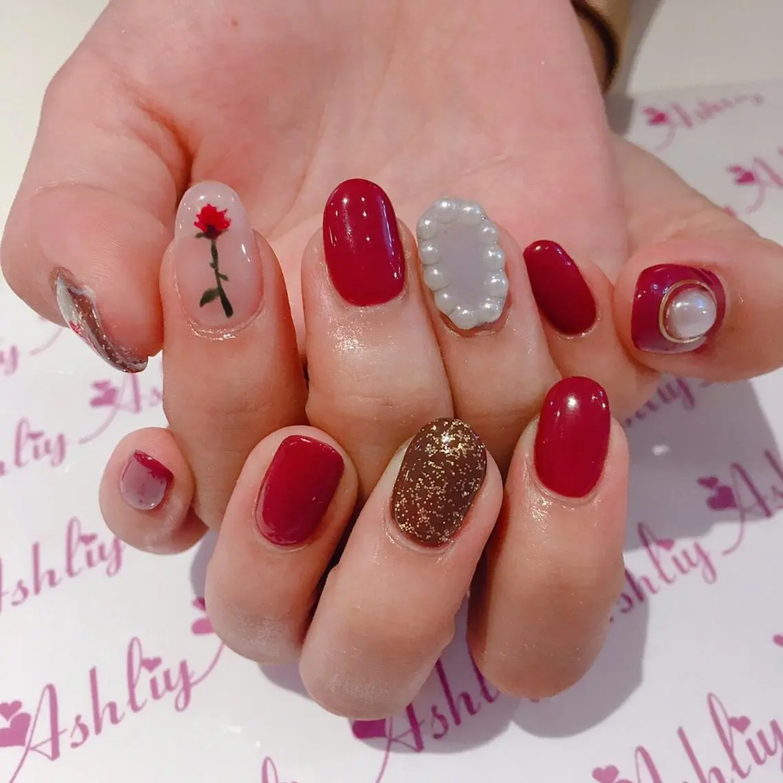 ネイル ハンドネイル Ashliy大宮♡ アシュリーのネイルデザイン