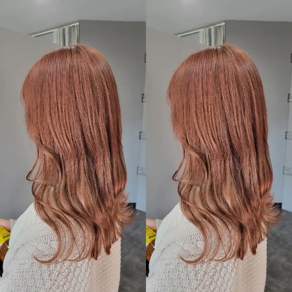 ロング ヘアカラー トリートメント 平田 広大のヘアスタイル